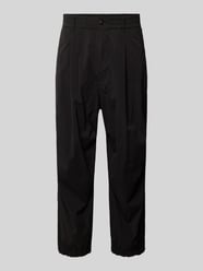 Tapered Fit Bundfaltenhose mit elastischem Bund von Drykorn - 34