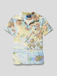 Poloshirt mit Label-Stitching von Polo Ralph Lauren Teens Blau - 9