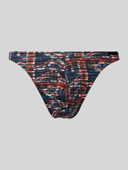 figi o kroju slim fit z fakturowanym wzorem model 'Malcom' od HOM - 42