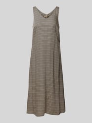 Kleid aus Viskose mit V-Ausschnitt von Smith and Soul Beige - 20