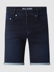 Jeansshorts mit Stretch-Anteil Modell 'Jog'n Bermuda' von MAC Blau / Türkis - 38