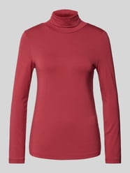 Slim Fit Longsleeve mit Rollkragen von Christian Berg Woman Rot - 13