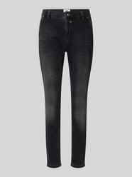 Slim fit jeans met knoop- en ritssluiting, model 'Montana' van MAC Grijs / zwart - 17