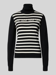 Slim Fit Rollkragenpullover aus Viskose-Mix in Strick-Optik von LIU JO SPORT - 12