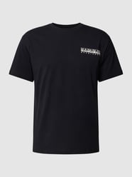 T-shirt z nadrukiem z logo model ‘PAJAS’ od Napapijri Czarny - 36