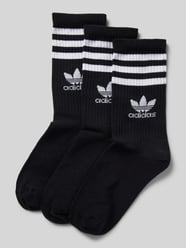 Socken mit Label-Print im 3er-Pack von adidas Originals Schwarz - 26