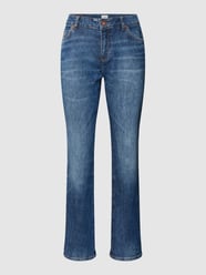 Straight Fit Jeans mit Label-Patch Modell 'CROSBY' von Mustang Blau - 27