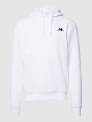 Hoodie mit Label-Stitching Modell 'Vend' von Kappa Weiß - 32