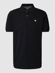 Poloshirt mit Label-Stitching von Lerros Schwarz - 16