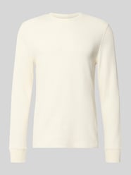 Longsleeve mit Ripp-Struktur Modell 'MORO' von MCNEAL Beige - 25