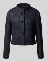 Regular fit korte blazer van katoenmix, model 'OUMO' van Max Mara Studio - 14
