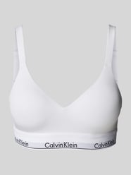 BH mit elastischem Logo-Bund von Calvin Klein Underwear Weiß - 31