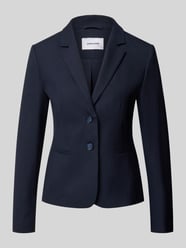 Slim Fit Blazer aus elastischem Viskose-Mix mit Knopfleiste von MORE & MORE - 1