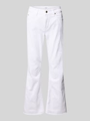 Flared fit jeans van katoenmix model 'FRANCESCA' van CAMBIO - 7