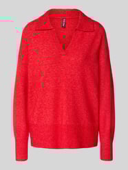 Regular Fit Strickpullover mit Wollanteil Modell 'MALOU' von Pieces - 22