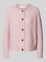 Cardigan mit Knopfleiste Modell 'LULU' von Selected Femme Rosa - 48