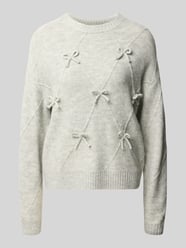 Regular Fit Strickpullover mit Rundhalsausschnitt von Christian Berg Woman - 1