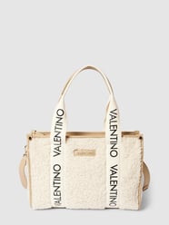 Handtasche mit Teddyfell Modell 'SPECIAL CAMY' von VALENTINO BAGS Beige - 40