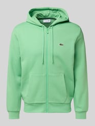 Bluza rozpinana z podzieloną kieszenią kangurką od Lacoste - 47