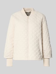 regular fit gewatteerd jack met steekzakken model 'Bingo' van FREE/QUENT Beige - 1