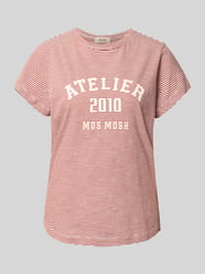 Regular Fit T-Shirt mit Logo-Print von MOS MOSH - 23
