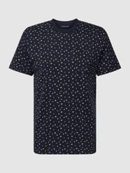 T-Shirt mit Allover-Muster Modell 'Allover printed' von Tom Tailor Blau - 31