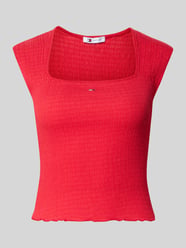 Top o kroju slim fit z falbanką od Tommy Jeans - 23