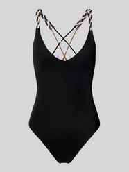 Kostium kąpielowy z plecionymi detalami model 'BRAID' od BOSS - 8