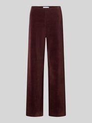 Regular Fit Cordhose aus Baumwoll-Mix Modell 'ELAINE' von Raffaello Rossi Bordeaux - 29