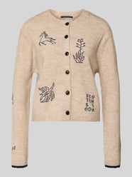 Kardigan rozpinany o kroju regular fit z dodatkiem alpaki od Scotch & Soda - 2