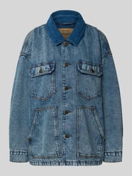 Kurtka jeansowa z kieszeniami na piersi model „JOYBIRD” od American Vintage - 22