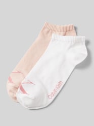 Sneakersocken mit Label-Print im 2er-Pack von Calvin Klein Jeans Pink - 17