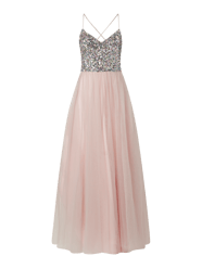 Abendkleid aus Tüll mit Pailletten von Mascara Pink - 26