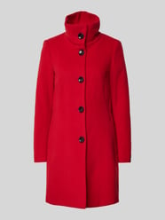 Mantel mit Stehkragen Modell 'Babette' von Milo Coats Rot - 37