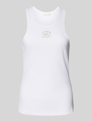 Tanktop mit Label-Stitching von Liu Jo White Weiß - 14