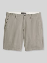 Bermudy o kroju regular fit z mieszanki bawełny i elastanu model 'SALO' od Marc O'Polo - 16