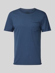 T-Shirt mit Rundhalsausschnittt Modell 'NOEL' von Blend Blau - 4