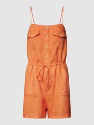Playsuit aus reinem Leinen von Mango Orange - 12