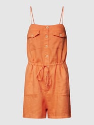 Playsuit aus reinem Leinen von Mango Orange - 15