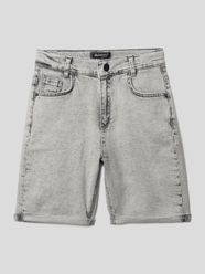 Szorty jeansowe z efektem znoszenia od Blue Effect - 13
