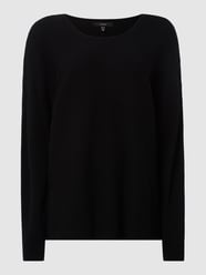 PLUS SIZE pullover van biologische katoenmix, model 'Natascha' van Vero Moda Curve Grijs / zwart - 47