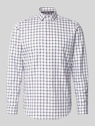 regular fit zakelijk hemd met kentkraag van Christian Berg Men Beige - 6
