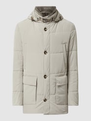 Steppjacke mit abnehmbarer Kapuze - wasserabweisend von GimoS Beige - 18