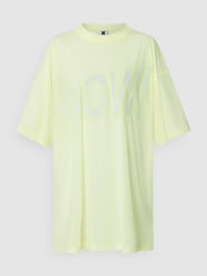 Lang shirt met tekst  van Karo Kauer Geel - 24