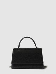 Handtasche mit Zierbesatz von Mango Grau / Schwarz - 26