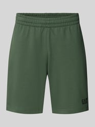 Short met elastische band en logo van EA7 Emporio Armani - 39