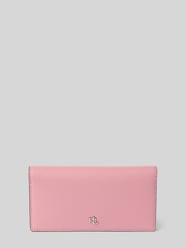 Lederportemonnaie mit Logo-Applikation von Lauren Ralph Lauren Pink - 21