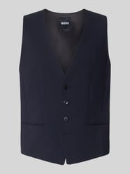 Regular Fit Anzugweste aus Schurwoll-Mix von BOSS - 33
