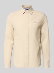 Koszula casualowa o kroju regular fit z mieszanki lnu i bawełny od Tommy Jeans - 9