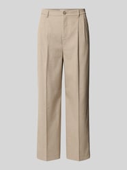 Hose mit Streifenmuster und Bügelfalten Modell 'GRANT' von Casual Friday Beige - 15